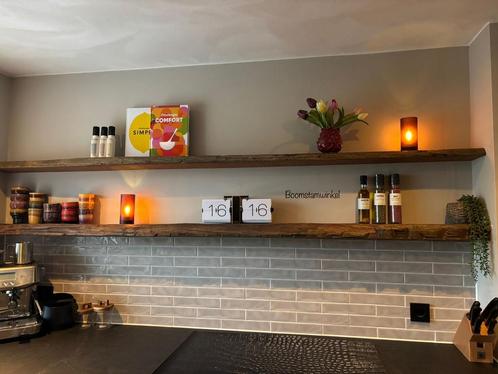 wandplank hout | wandplank zwevend | wandplank op maat, Huis en Inrichting, Woonaccessoires | Wandplanken en Boekenplanken, Nieuw