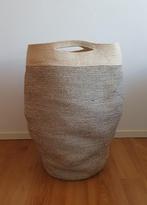 Grote handige mand tas opbergmand, Overige materialen, Mand, Rond, Ophalen of Verzenden