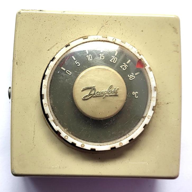 vintage Danfoss mechanische thermostaat, Doe-het-zelf en Verbouw, Thermostaten, Gebruikt, Ophalen of Verzenden