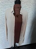 Studio anneloes blouse travelstof xxl beige, Kleding | Dames, Blouses en Tunieken, Ophalen of Verzenden, Zo goed als nieuw, Maat 46/48 (XL) of groter