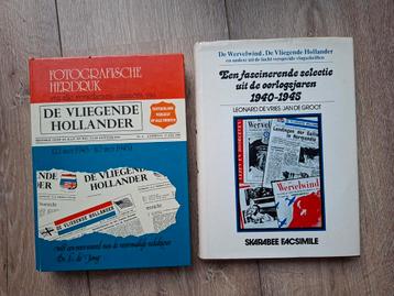 2 boeken over de propaganda krant de vliegende hollander wo2 beschikbaar voor biedingen