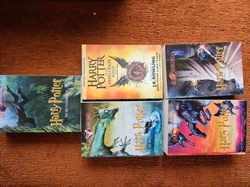 5x Harry Potter. JK. Rowling beschikbaar voor biedingen