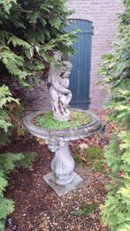 Fontein met spuitfiguur / Vogeldrinkbak, Tuin en Terras, Ophalen, Gebruikt