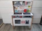 Houten speelgoed keuken met veel etenswaren en keukengerei, Ophalen, Zo goed als nieuw, Hout, Speelkeuken