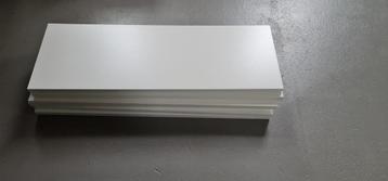 6x wit - Ikea BILLY Extra planken  / 76x26 cm /