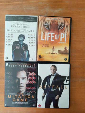 DVD Collectie: The Theory of Everything, Life of Pi, Skyfall beschikbaar voor biedingen
