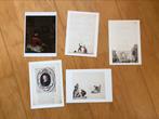 5x ansicht kaart Gerard Gesina ter Borgh Zwolle samenprijs, Ophalen of Verzenden