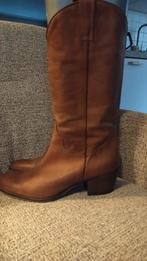 nieuw manfield leren western laarzen mt.39 cognac kleur, Hoge laarzen, Bruin, Nieuw, Ophalen of Verzenden