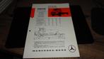 Folder  MERCEDES LA/LAK/LAS 1113B  ,  1-1970, Boeken, Verzenden, Zo goed als nieuw, Mercedes
