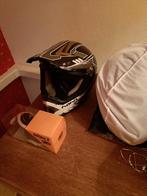 Crosshelm met nieuwe crossbril 100 %, Ophalen, Tweedehands, Offroadhelm, Overige merken