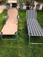 Te koop 2 stretchers, 1 met zonnedak, Caravans en Kamperen, Ophalen, Gebruikt, Campingstoel