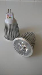 3 stuks GU5.3 MR16 LED Spot (3x6 Watt dimbaar), Nieuw, Led, Metaal of Aluminium, Verzenden