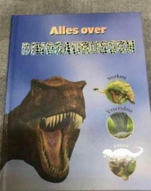 Boek Alles over dinosaurussen John Malam en Steve Parke, Boeken, Dieren en Huisdieren, Zo goed als nieuw, Overige diersoorten