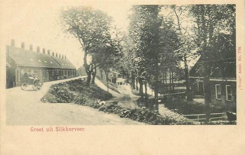 (304-019-007) Slikkerveer Groet uit, Verzamelen, Ansichtkaarten | Nederland, Zuid-Holland, Verzenden