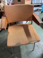 Gispen fauteuil houten leuningen opknapper model S 1, Ophalen, Gebruikt, Overige kleuren, Metaal