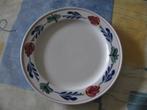 Boerenbont gebakschotel met rand Boerenbond, Huis en Inrichting, Keuken | Servies, Gebruikt, Ophalen of Verzenden, Bord(en), Aardewerk