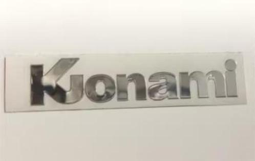 KONAMI Metallic Embossed Sticker Decal msx bartop computer ., Spelcomputers en Games, Games | Overige, Nieuw, Verzenden