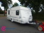 Fendt Saphir 450 Frans Bed en Treinzit+Mover, Caravans en Kamperen, Caravans, Bedrijf, Schokbreker, Tot en met 4, 1000 - 1250 kg