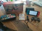 Nintendo Switch V2 Incl Games, Spelcomputers en Games, Spelcomputers | Nintendo Switch Lite, Ophalen of Verzenden, Zo goed als nieuw