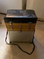 Viskoffer met inhoud, Watersport en Boten, Hengelsport | Algemeen, Verzenden, Gebruikt, Koffer of Tas