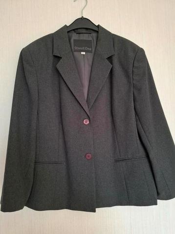 Street One Blazer Colbert Grijs gemêleerd. Maat 44.  beschikbaar voor biedingen