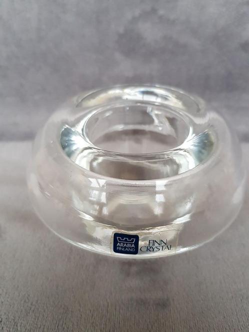 Arabia Finland kandelaar, doorsnede 10 cm, Antiek en Kunst, Antiek | Glas en Kristal, Ophalen of Verzenden