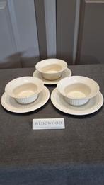 Wedgwood Edme 3 zeer unieke schaaltjes met schotel, Ophalen of Verzenden
