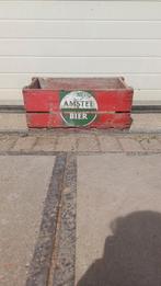 Vintage Amstel Bierkrat - Houten Decoratie, Ophalen, Gebruikt