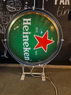 Heineken Lichtbord 81cm Lichtreclame Uithangbord Vintage, Ophalen, Zo goed als nieuw, Lichtbak of (neon) lamp
