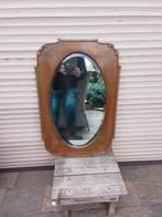 8346) mooie grote antieke spiegel  80x52cm, Ophalen of Verzenden