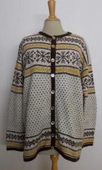 Noors look vintage vest! XL, Verzenden, Zo goed als nieuw, Maat 46/48 (XL) of groter, Bruin