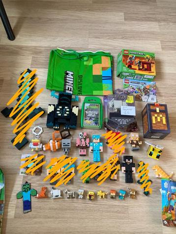 Minecraft poppetjes en spulletjes beschikbaar voor biedingen