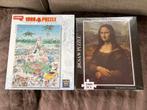 2 Legpuzzels: Comic Bahamas & Mona Lisa - 1000 stukjes, Ophalen, 500 t/m 1500 stukjes, Nieuw, Legpuzzel