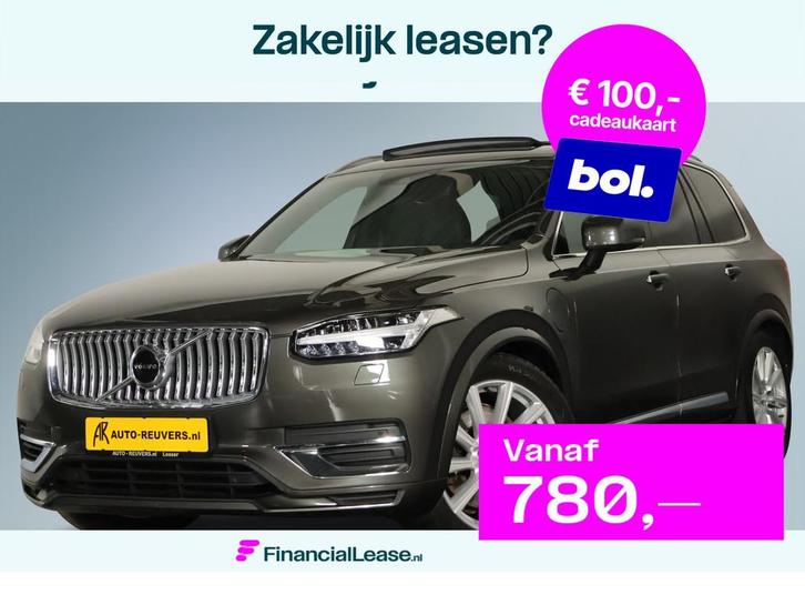 Volvo XC90 2.0 T8 Recharge AWD Inscription / Pano / 7 pers /, Auto's, Volvo, Bedrijf, Lease, Financial lease, XC90, ABS, Achteruitrijcamera