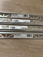 4x Tegelstrip kwartrond aluminium glans, Doe-het-zelf en Verbouw, Ophalen, Overige materialen, Overige typen, Nieuw
