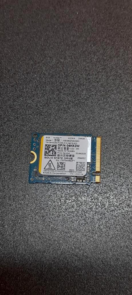 Kioxia 256GB SSD MINI Gen 4 - Nieuw!, Computers en Software, Harde schijven, Nieuw, Laptop, Intern, SSD, SATA, Ophalen of Verzenden