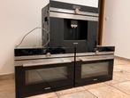 Siemens combi magnetron oven stoomoven koffiemachine inbouw, Ophalen, Zo goed als nieuw, Hete lucht, 45 tot 60 cm