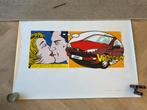 SALE! Pop Art Peugeot 2004 Print poster, Ophalen of Verzenden
