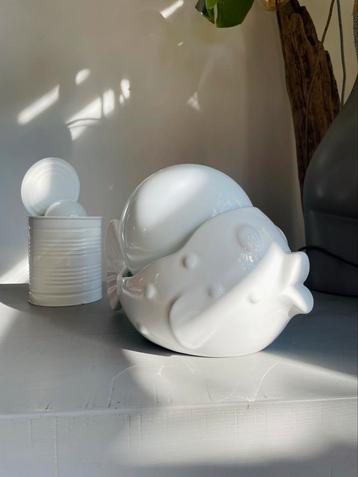 1970’s BLOWFISH Porcelain Lamp beschikbaar voor biedingen