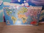 Playtive Wereldkaart Puzzel - Nieuw!, Kinderen en Baby's, Speelgoed | Kinderpuzzels, Nieuw, Van hout, 4 tot 6 jaar, Meer dan 50 stukjes