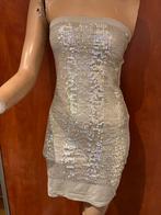PATRIZIA PEPE jurk met lovertjes  s it 40  origineel ZGAN, Beige, G, B, Ophalen of Verzenden