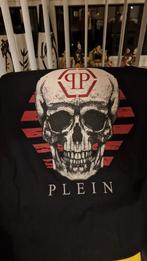 Philipp Plein Shirt - Doodskop Design, Maat 52/54 (L), Zwart, Ophalen of Verzenden, Philipp Plein