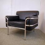 Bauhaus stijl vintage fauteuil jaren 80, Huis en Inrichting, Retro space age, Gebruikt, Metaal, 75 tot 100 cm