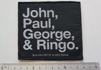 The Beatles mooie John, Paul, George & Ringo patch b317, Verzenden, Nieuw, Kleding