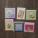 6 kinder kaarten met envelop, Ophalen of Verzenden, Zo goed als nieuw, Overige thema's