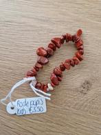 Edelsteen rode jaspis kinder split armband, Ophalen of Verzenden, Nieuw