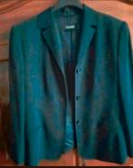 Donkerblauwe 100% scheerwollen Laurèl blazer 42-44, Kleding | Dames, Jasjes, Kostuums en Pakken, Maat 42/44 (L), Zo goed als nieuw