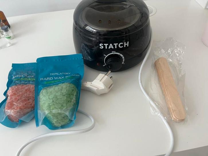 Wax Set - Wax Warmer, Wax Beans & Spatels, Sieraden, Tassen en Uiterlijk, Uiterlijk | Cosmetica en Make-up, Nieuw, Toebehoren