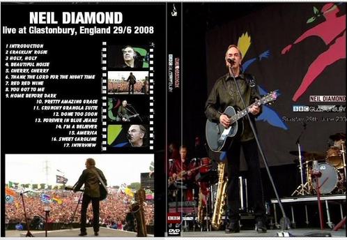 Neil Diamond live at Glastonbury, uk 2008, Cd's en Dvd's, Dvd's | Muziek en Concerten, Nieuw in verpakking, Muziek en Concerten