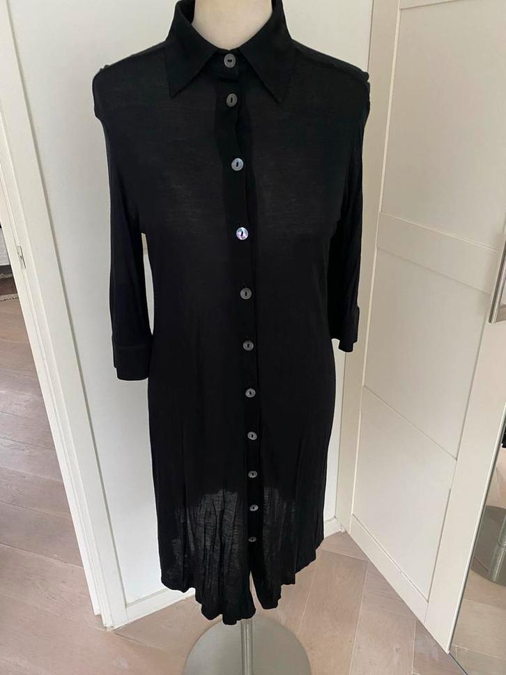 Zwarte blousejurk - Maat M merk VANILIA ELEMENTS, Kleding | Heren, Broeken en Pantalons, Zo goed als nieuw, Maat 48/50 (M), Zwart
